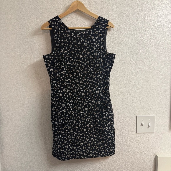 Vintage Henri Bendel Sleeveless Floral Dress – Size 8 – Made in USA - Picture 1 of 4